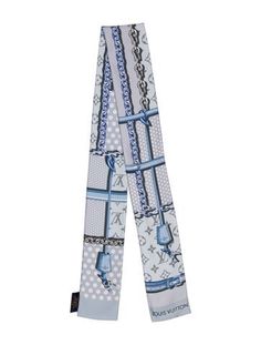 Louis Vuitton Silk BandeauFrom the 2018 CollectionBlueConfidential MotifMonogram Pattern Louis Vuitton Scarf, Women's Jewelry And Accessories, Silk Scarves, Scarf Shawl, Scarf Accessory, Print Patterns, Louis Vuitton, Women Jewelry, Women Accessories