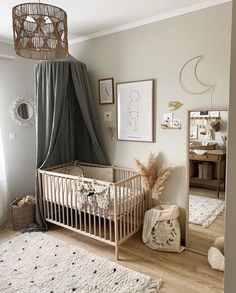 Warme aardetinten in de babykamer Children's Bedroom Ideas, Dreamy Nursery, Baby Boy Bedroom, Baby Zimmer, Nursery Room Design, Space Nursery, Baby Room Inspiration, Nursery Room Inspiration, Nursery Room Decor