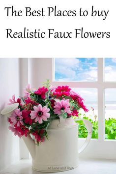 the best places to buy realistic faux flowers