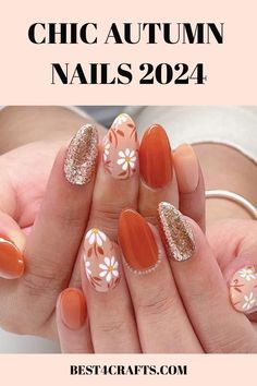 Ocean Blue Nails, September Nails, Earthy Hues, Short Nail Designs, Autumn Style