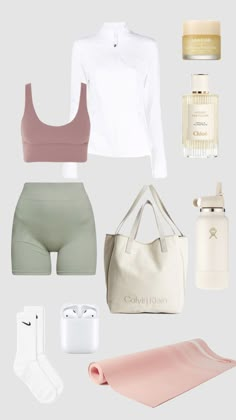 Girls Workout Outfits, Aesthetic Workout Outfits, Pilates Workout Clothes, Yoga Attire, Activewear Inspiration, Pilates Routine, Pilates Clothes