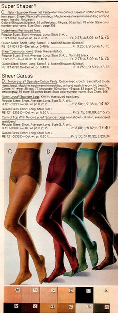 Vintage '80s pantyhose, nylons & tights came in lots of awesome colors & textures - Click Americana Black Monday, Lycra Men, Pantyhose Heels, Waist Cincher Corset, Goth Corset, Black Milk Clothing, Waist Training Corset