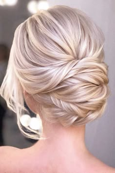 Wedding Updos For Long Hair, Hairstyle Bridesmaid, Updos For Long Hair, Blonde Updo, Wedding Updos, Low Bun Hairstyles, Mother Of The Bride Hair