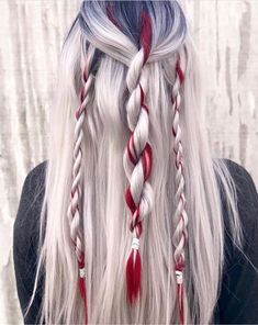 Champagne Blond, Epic Hair, Rope Braids, Vibrant Hair, Hair Dyes, Types Of Braids, Awesome Hair, Medium Long Hair, Mommy Style