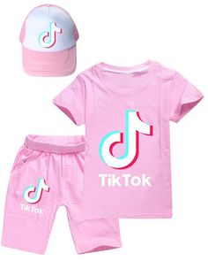 Product DetailsTik Tok Print Girls Boys Cotton T Shirt And Shorts Outfit Set With Hat. The comfortable shorts outfits are active, functional and adventurous. Balances well with your child's everyday style. Package included:cap, t shirt, and shortsSize fits: the outfit fits for 3-14 years old children, cap is a gift, cap size: Ages 6-14, one size with adjustable hook(Head measurement 22.5-25 inch, Brim:3 inch, Depth:4.5 inch)Color:red, black, pink, white, bluePattern: Tik TokMaterial: 100% cotton T Shirt And Shorts Outfit, 13th Birthday Party Ideas For Girls, Shirt And Shorts Outfit, Kid Birthday Outfits, Birthday Girl T Shirt, Capri Outfits, Tiktok Outfits, Comfortable Shorts, Shorts Outfits