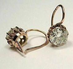 ad eBay - Vintage Art Deco Style Lab Created Diamond Drop Dangle 14k Gold Finish Earrings - Buy Now, click the link (eBay) Vintage Crown, Solitaire Earrings, Moissanite Earrings, Solitaire Diamond, White Gold Earrings, Rose Gold Metal, Diamond Drops, Wedding Earrings, Bling Bling