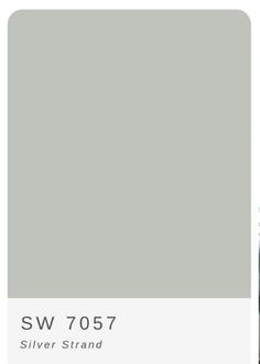 an image of a gray color with the words sw 707 silver strand on it