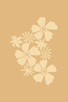 an image of flowers on a brown background