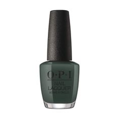 OPI Nail Lacquer  Things I've Seen in Aber-greent, .5 fl. oz Forest Green Nail Polish, Opi Top Coat, Nail Base Coat, Green Nail Polish, Isopropyl Alcohol, Best Nail Polish, Opi Nail Lacquer, Dry Nails, Butterfly Nail