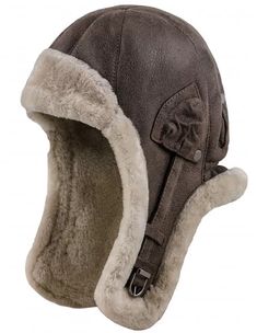 Shearling leather aviator cap winter chapka ushanka trapper pilot earflap trooper sherpa russian Aviator Cap, Aviator Hat, Camping Stuff, Best Caps, Sith Lord, Trapper Hat, Winter Hats For Men, Trapper Hats, Cocoa Brown