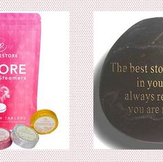 two different types of soaps and one with a quote on it that says, the best stone is in your alwaysreave you are