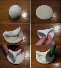 instructions to make an ornament out of clay