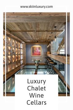 This luxury chalet in Morzine is complete with a state-of-te-art wine cellar, perfect for evenings of wine tasting from around the world. #luxurylifestyle #skivacation #mountainhome Luxury Chalet Interior, Chalet Interior Design, Swimming Pool Hot Tub, Alpine Design, Snug Room