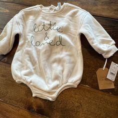 This Gender Neutral Sweatshirt Romper Is Perfect For Any Baby Girl Or Boy. It Is New With Tags (Nwt) And Never Worn. The Neutral Color Is Very On Trend And Goes With Anything! Very Soft And Comfortable Material. Neutral Sweatshirt, Sweatshirt Romper, Gender Neutral Clothes, Gender Neutral Colors, Gender Neutral Baby, Neutral Color, Future Kids, Embroidery Projects, Neutral Colors