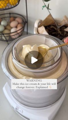 a video demonstrating how to make ice cream and your life will change forever