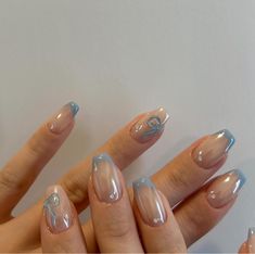 Hello Nails, Acrylic Press On Nails, Simple Gel Nails, Minimal Nails, Casual Nails, Classy Acrylic Nails