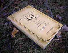 an old book laying in the grass