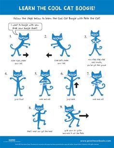 the instructions for how to draw a cartoon cat with blue eyes and tail, in different ways