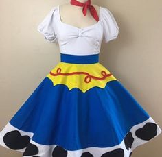 a dress made to look like a woman's costume