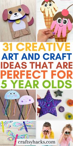 some crafts and activities for kids to make