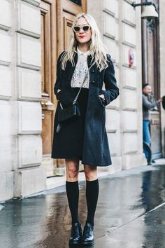 Chloe Sevigny Style, Chloë Sevigny, Black And White Outfit, Street Style 2016, Chloe Sevigny, Say Cheese, Collage Vintage, Looks Street Style, Paris Street Style