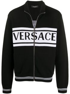 Versace Sweatshirt, Knit Logo, Medusa Head, Zip Cardigan, Mens Fashion Casual Outfits, E Logo