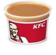 a cup of kfc coffee on a white background