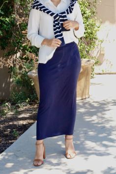 Check out our Maxi T-Shirt Skirt! Available in Black & Navy and in a MIDI length if that’s what you prefer! T Shirt Skirt, Modest Outfit, Cute Modest Outfits, Modest Fits, Ankle Length Leggings, Church Dresses, Swimwear Dress, Skirt Fits, Swim Skirt