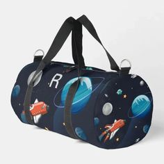 Gaze into the cosmos with our Celestial Duffle Bag. This stunning design, featuring a mesmerizing night sky adorned with twinkling stars, moon, and a majestic space shuttle, will transport you to the far reaches of the universe. Perfect for your next adventure or everyday use, this bag combines style, functionality, and a touch of cosmic wonder. Twinkling Stars, Stars Moon, Twinkle Star, Products To Buy