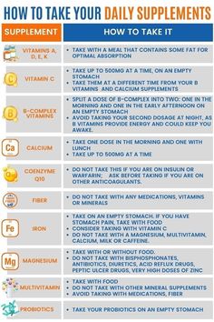 Learn the best practices for taking your daily supplements! Find out how to incorporate the best supplements into your routine effectively. Discover when to take vitamins and supplements and maximize their benefits and improve your health and wellness! | Health supplements, health and wellness, vitamins and minerals How To Live Healthy, Daily Supplements, Healthy Balanced Diet, Bad Diet, Calcium Supplements, Healthy Lifestyle Habits