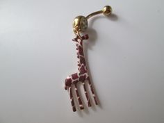 belly button rings giraffe enamel crystal stone                     animals of the jungle stainless steel belly button ring gold tone belly ring https://www.etsy.com/shop/sindys Funny Belly Button Rings, Tone Belly, Stone Animals, Body Jewerly, Belly Button Piercing Jewelry, Piercing Inspo, Button Piercing, Jewelry Piercing, Belly Jewelry