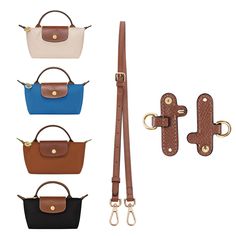 PRICES MAY VARY. 💖【Strap Size】: Shoulder strap length is 37 inches-44.9 inches (94cm-114cm), total width is 0.43 inches (1.1 cm), The length of the shoulder strap can be adjusted at will. The adjustable length is 37"~44.9", which is very suitable for shoulder or crossbody length. 💖【Great Replacement Strap��】This shoulder strap is made of high-quality leather and exquisite hardware is suitable for Longchamp bags, shoulder bag, Crossbody bag, etc. 💖【Convenient modification】By attaching the two bu Mini Longchamp Bag, Longchamp Mini Bag, Longchamp Mini, Longchamp Bag, Longchamp Bags, Luggage Straps, Leather Handbags Crossbody, Pretty Stuff, Purse Strap