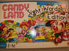 the game candy land sight word edition is in its original box and it's ready to be played