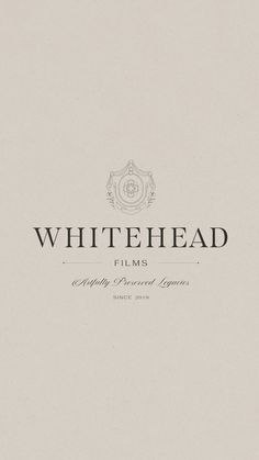 the white head films logo is shown