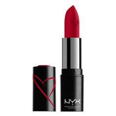 Shout Loud Satin Lipstick | NYX Professional Makeup Hot Lipstick, Maybelline Superstay, Nyx Lipstick, Creamy Lipstick, Winter Makeup, Satin Lipstick, Beauty Products Drugstore, Lipstick Shades, Nyx Professional Makeup