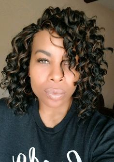 Kima Ripple Deep 1B/30 Curly Crochet Styles, Short Twists, Tree Braids, Braids Styles, Stylish Crochet, Crochet Braids Hairstyles