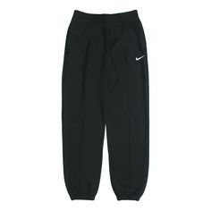 Women's Nike Sportswear Essential logo Embroidered Fleece Stay Warm Bundle Feet Casual Sports Pants/Trousers/Joggers Autumn Black BV4090-010 Nike Fleece Pants, Nike Joggers Outfit Women, Nike Clothes Women, Black Cargo Sweatpants, Nike Joggers Women, Sport Pants Women, Nike Jogger Pants, Nike Trousers, Black Nike Pants