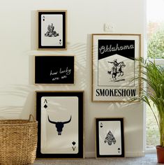 This set of 5 trendy western wall art gallery blends abstract and classic western for a truly stylish statement. This bundle includes bull skull and desert cactus designs on ace playing cards, just the trendy addition you've been searching for! Printable wall art is an easy, affordable way to quickly showcase your unique decor style and transform your space. How it works: 🛒 Buy  ⬇️Download 🖨️Print  🖼️Hang After purchase, your download link will be sent instantly. Access your files in Etsy fro Old Wall Decor, Retro Western Living Room, Cowboy Hat Wall Decor, Western Minimalist Decor, Moody Western Decor, Gothic Western Home Decor, Chic Western Decor, Western Modern Decor, Western Wall Collage