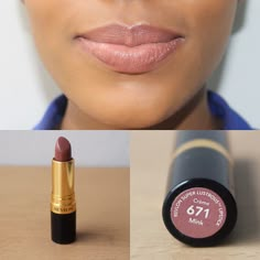 Revlon Mink Lipstick, Best Nude Lipstick, Wedding Lipstick, Nude Pink Lipstick, Revlon Lipstick, Makeup Tips For Older Women, Revlon Super Lustrous Lipstick, Beautiful Lipstick