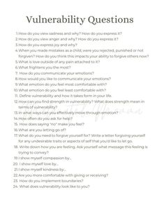 Questions to spark vulnerability Shadow Prompts For Love, Couple Journal Ideas Writing Prompts, Rejection Journal Prompts, Vulnerability Journal Prompts, Anger Journal Prompts, Vulnerability Questions, Get To Know Me Uncomfortably Well, Relationship Journal Prompts, Convo Starters