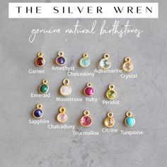 This special charm necklace is created with a mama and dainty birthstone charms. Available in silver or gold necklace options, this necklace is perfect for everyday and makes a unique gift for mom on Mother's Day!•6mm genuine natural birthstone•Choose up to 5 birthstones •12mm mama disc •100% 14kt Gold-Filled or Sterling Silver •A high quality delicate link chain with a spring clasp.•Polished to a light satin finish.•Great versatile design for everyday wear. Nickel-free May Birthstone Necklace For Birthdays, Birthstone Charm Necklace, Chalcedony Crystal, Mama Necklace, Unique Gifts For Mom, Gem Necklace, Unique Bracelets, Unique Necklace, Personalized Bracelets