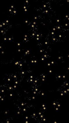 gold stars on a black background