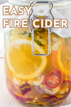 This DIY fire cider recipe combines turmeric, honey, and apple cider vinegar for a tasty immune-boosting tonic. Perfect for gut health, inflammation, and congestion, it’s an easy recipe to store in a jar and use as a seasoning, tea, or even a salad dressing. Learn how to make the best homemade vinegar recipe that’s also kid-approved. A fast and effective remedy for allergies and colds that’s too good to miss!