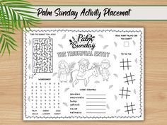 the palm sunday activity printable