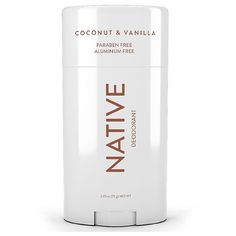 Try the aluminum and paraben free deodorant with over 5,000 five star reviews! Native Deodorants are simple, safe, and effective. Long lasting odor protection that goes on smooth and smells addictively good. Native Coconut & Vanilla Deodorant has a luxurious tropical scent that is both sweet and sophisticated. Made in United States Try the aluminum and paraben free deodorant with over 5,000 five star reviews! Native Deodorants are simple, safe, and effective. Long lasting odor protection tha Vanilla Deodorant, Coconut And Vanilla, Native Deodorant, Deodorant For Women, Tropical Scent, Aluminum Free Deodorant, Favorite Skincare Products, Antiperspirant, Natural Deodorant