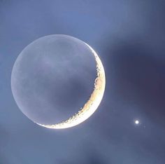 the moon and venus are seen in this composite image taken by nasa astronauts on july 22, 2013