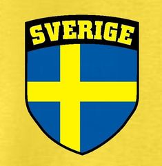 Colorful Sweden Geography, Sweden National Team Logo, Old Map Of Sweden, Sweden Jersey, Sweden Flag Blue And Yellow, Swedish Flag, The 1975 Shirt, 50th Birthday Shirts, Pet Sweater