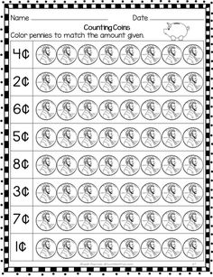 printable counting worksheet for kids to practice counting numbers with the lion and pig