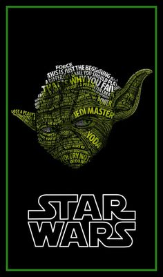 a star wars poster with the words written in different languages