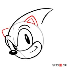 how to draw sonic the cat from sonic the hedgehog step by step for kids